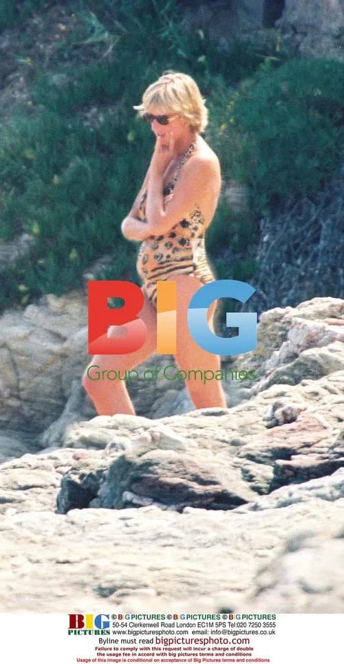 Diana, Princess of Wales in St. Tropez