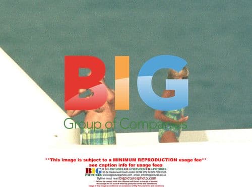 Lady Di and sons in St Tropez