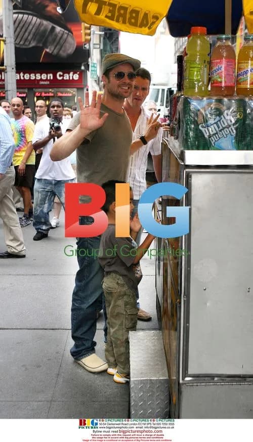 Angelina Jolie and Brad Pitt with Kids in NYC