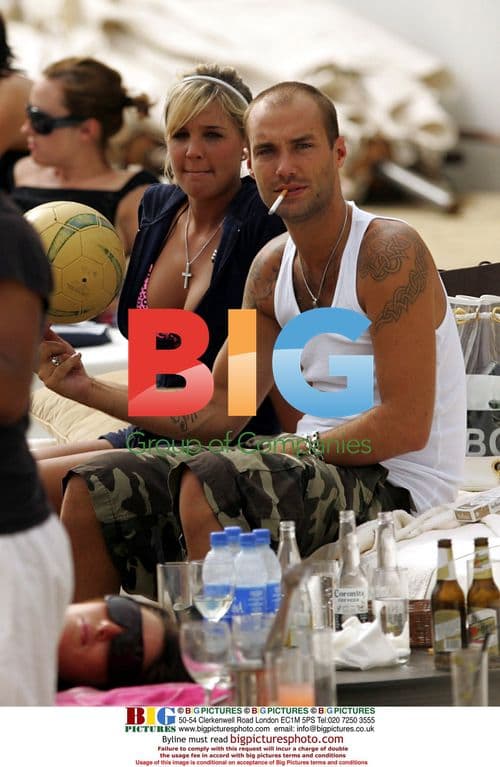 Calum Best and Danielle Lloyd in Spain