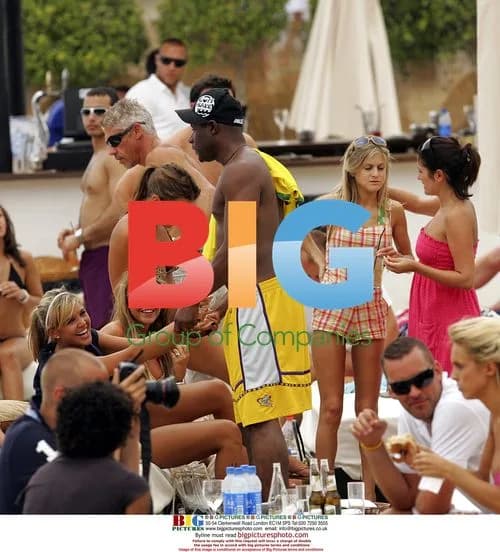Calum Best, Danielle Lloyd, Nikki Grahame, Jade Goody and Michelle Heaton in Spain
