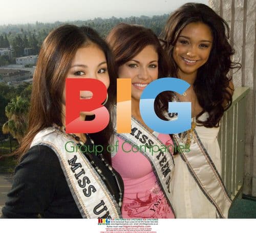 New Miss Teen USA 2007 with Miss USA and Miss Universe