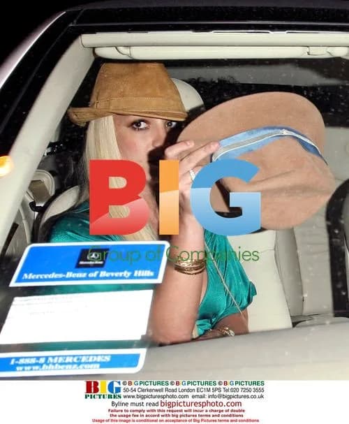 Britney Spears Arrives at Koi in LA