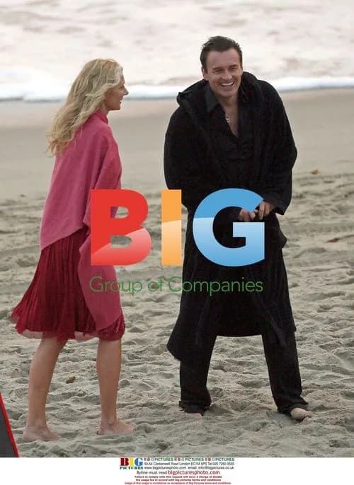 Julian McMahon and Joely Richardson film romantic scene
