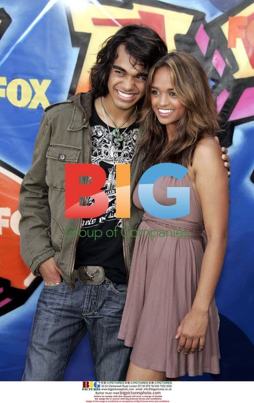 Sanjaya Malakar and sister at Teen Choice Awards