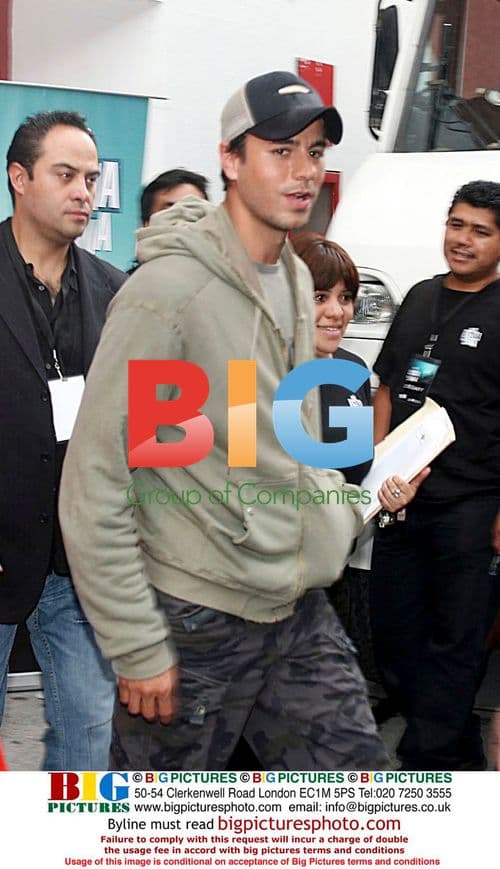 Enrique Iglesias at TV show in Mexico