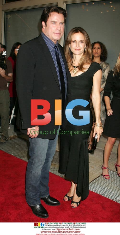 Travolta and Preston at 'Death Sentence' premiere