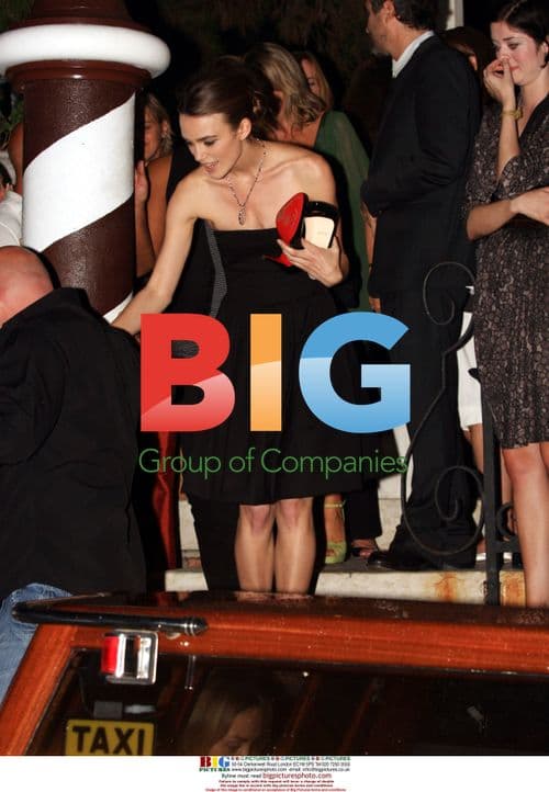 Keira Knightley arriving at Bauer Hotel in Venice