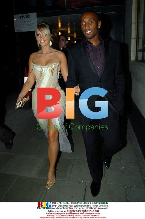 Jermaine Defoe and partner at black leaders dinner