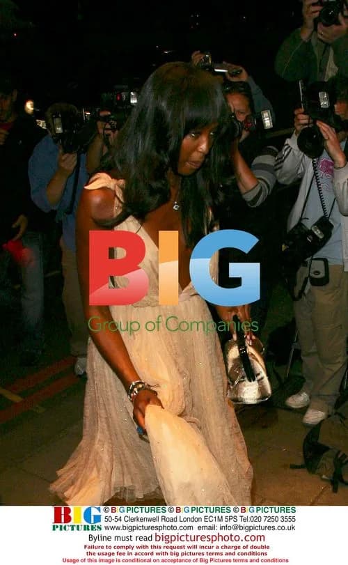 Naomi Campbell at Nelson Mandela Dinner