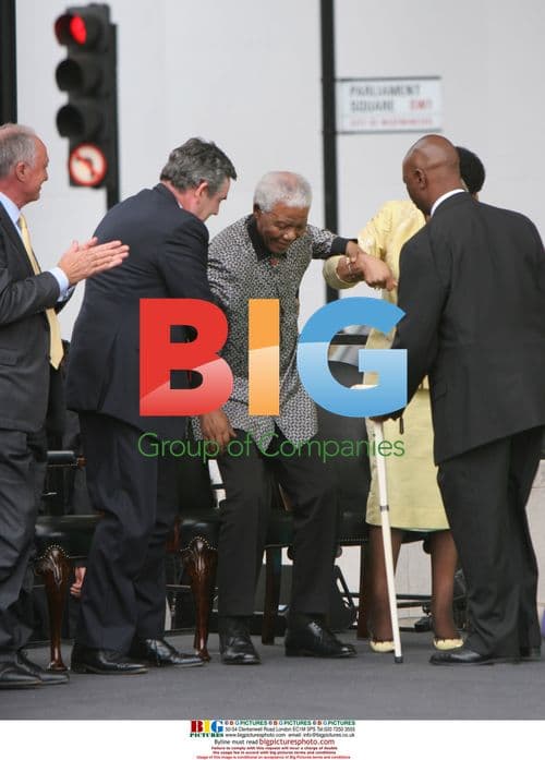 Nelson Mandela Statue Unveiling in London