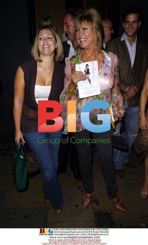 Pattie Boyd at book launch party