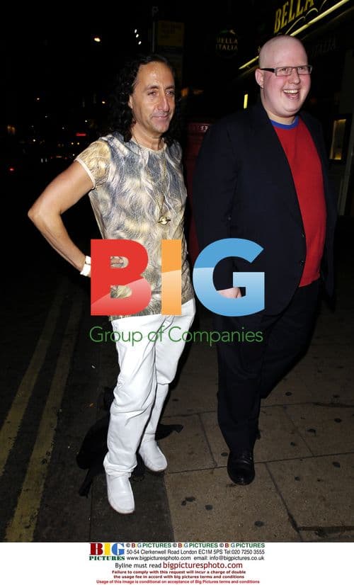 Philip Salon and Matt Lucas in London