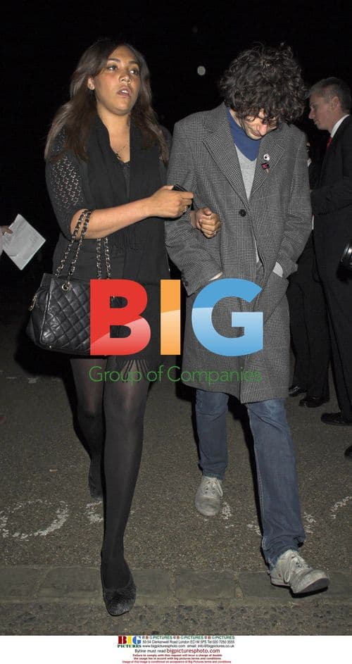 Miquita Oliver and Simon Amstell at Perrier Party