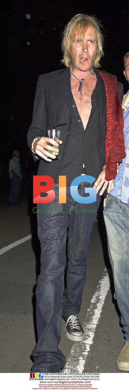 Rhys Ifans at Perrier and Paul & Joe Party