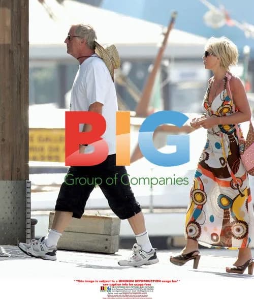 Chris Tarrant and Jane Bird in Italy