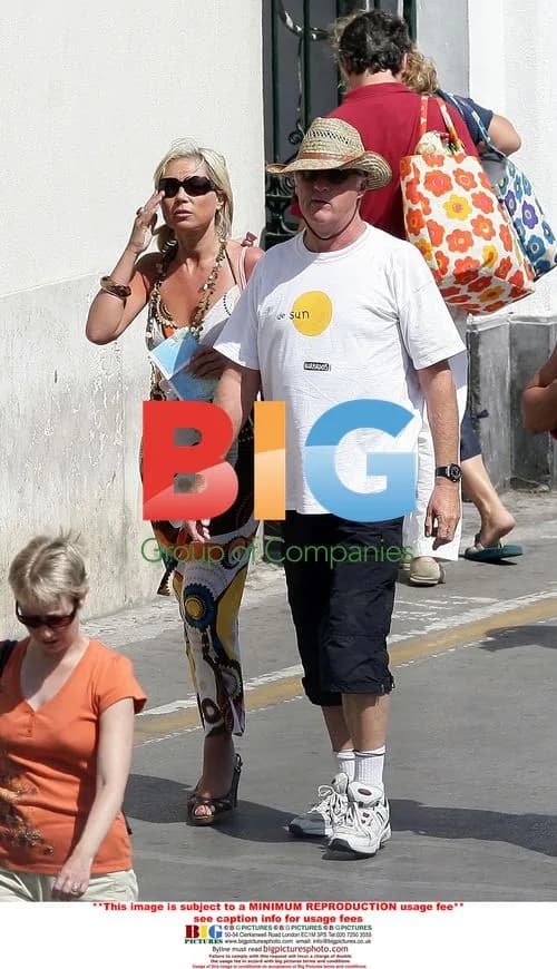 Chris Tarrant and Jane Bird in Italy