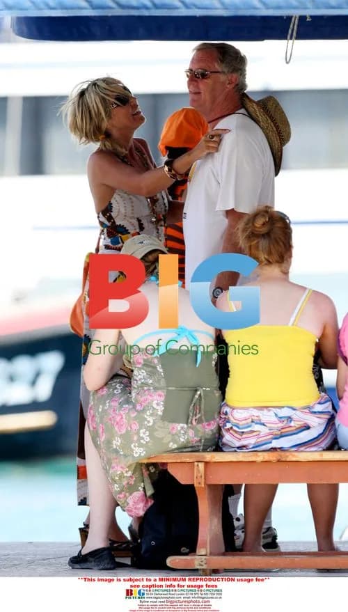 Chris Tarrant and Jane Bird in Italy