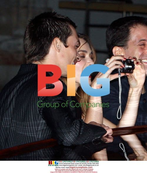 Keira Knightley and Rupert Friend travel by boat