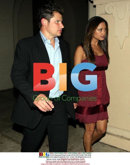 Nick Lachey and Vanessa Minillo in Laguna Beach