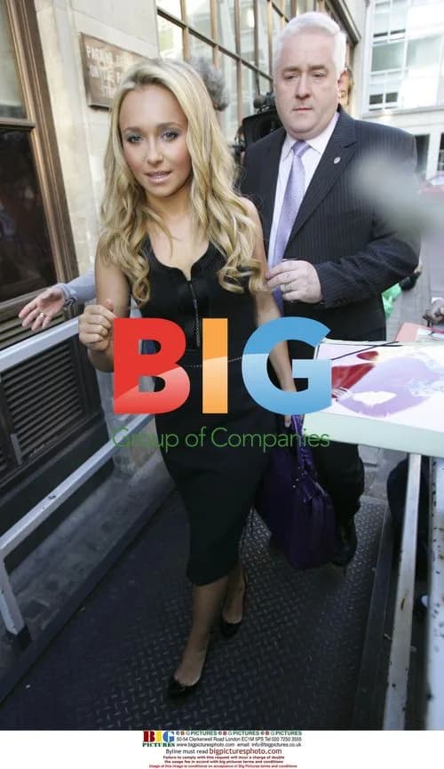 Hayden Panettiere arriving at Radio 1 in London