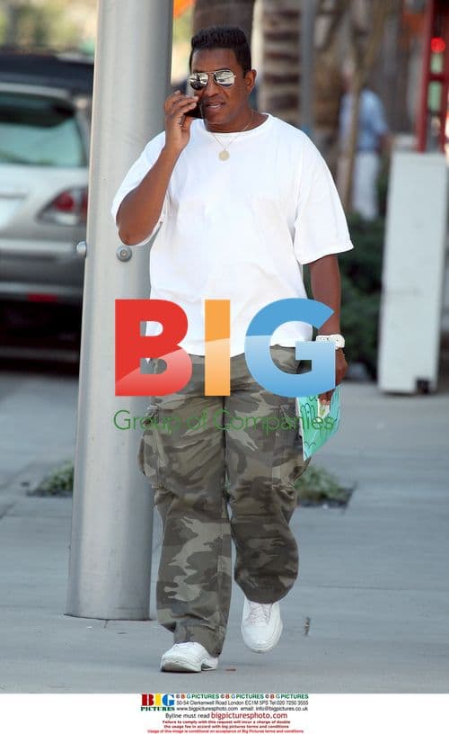 Jermaine Jackson and Wife Halima Rashid Shopping in Beverly Hills