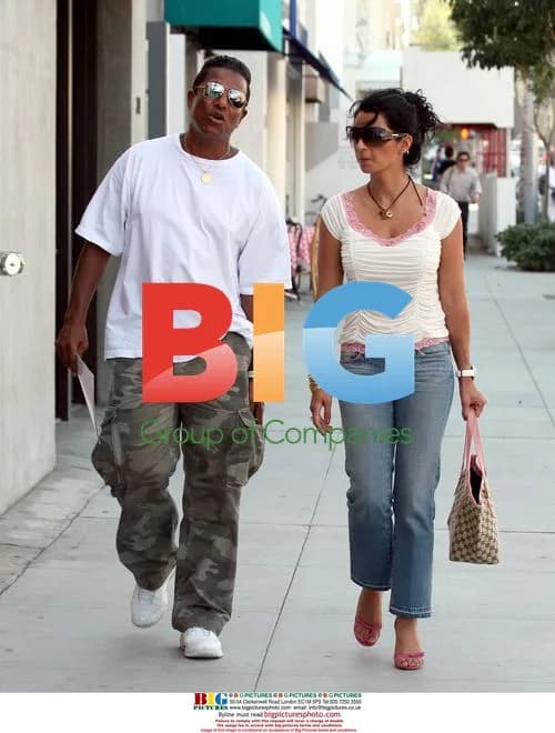 Jermaine Jackson and wife Halima Rashid seen shopping in Beverly Hills