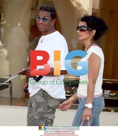Jermaine Jackson and Wife Halima Rashid Shopping in Beverly Hills