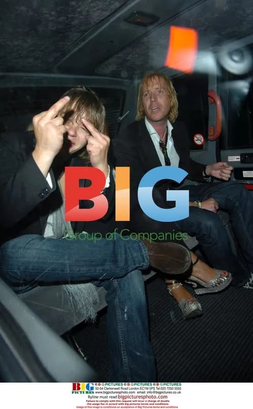 Sienna Miller, Rhys Ifans, and Unknown Arriving Home