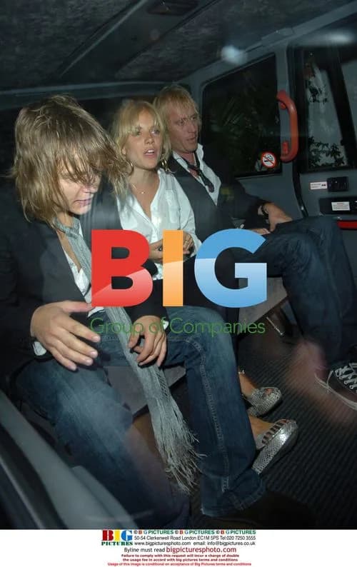 Sienna Miller arrives home from party