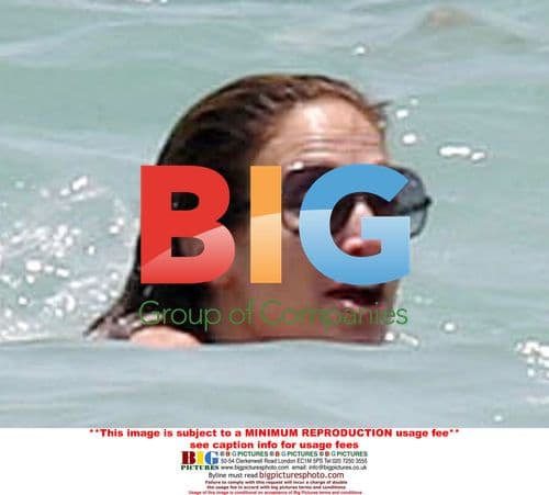 Jennifer Lopez and Marc Anthony Swim in Puerto Rico