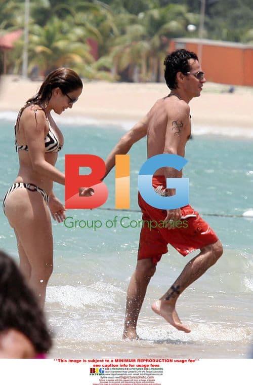 Jennifer Lopez and Marc Anthony in Puerto Rico
