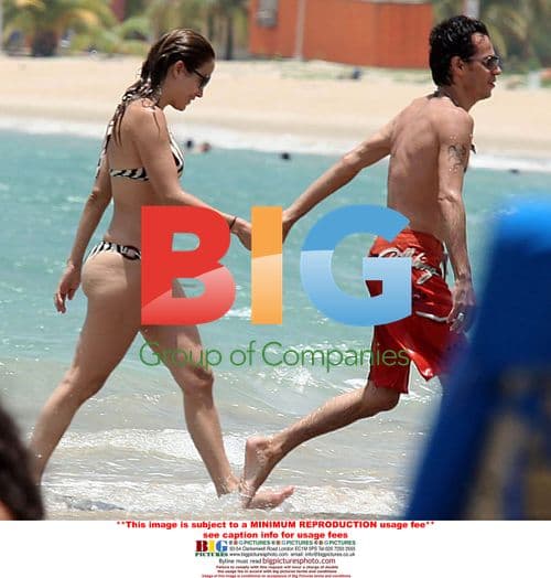 Jennifer Lopez and Marc Anthony on holiday in Puerto Rico