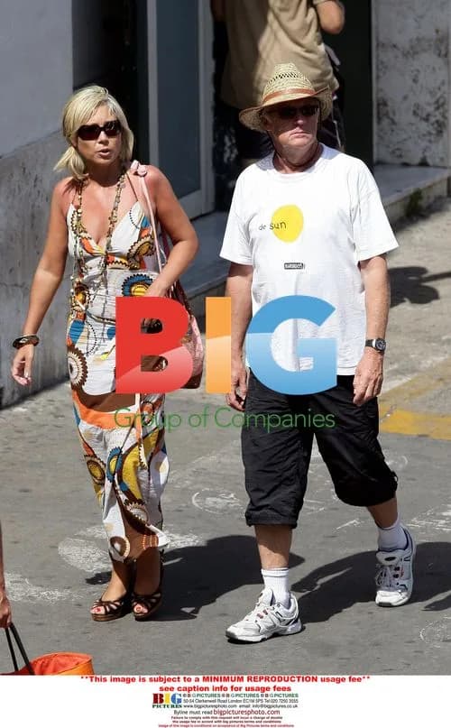 Chris Tarrant and Jane Bird in Italy