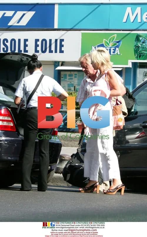 Chris Tarrant and girlfriend in Italy
