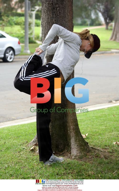 Meg Ryan goes jogging in Brentwood