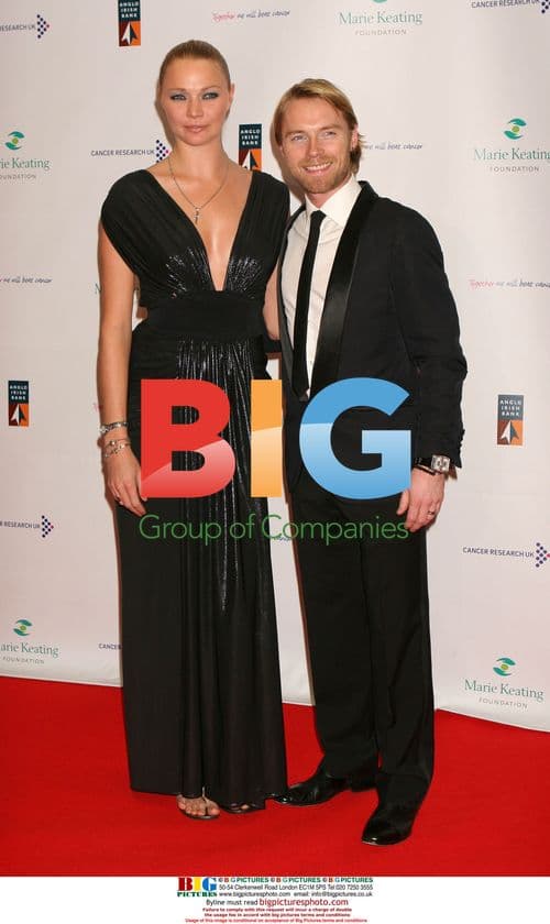 Ronand Keating and Jodie Kidd at Emeralds and Ivy Ball
