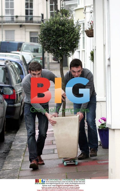 Samuel Preston moving tree with skateboard