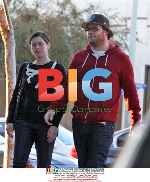 Seth Rogen and girlfriend out in West Hollywood
