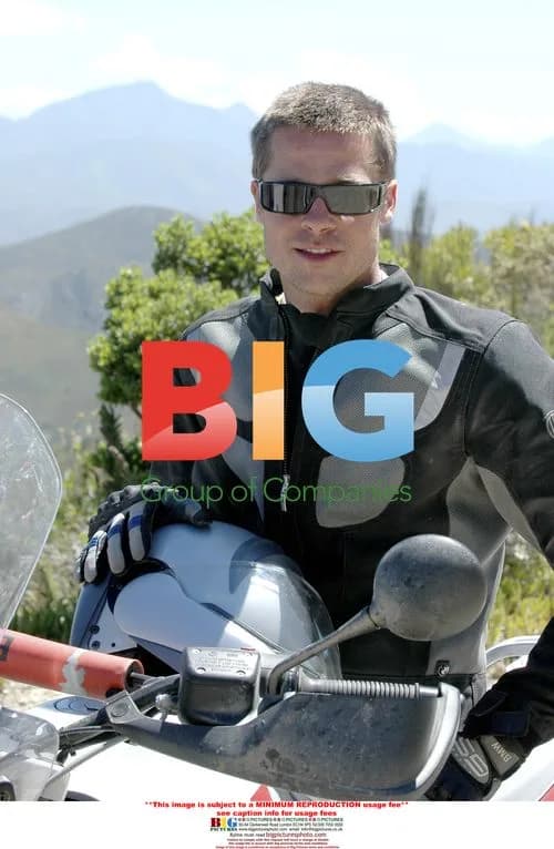Brad Pitt Tries Out BMW Motorcycle