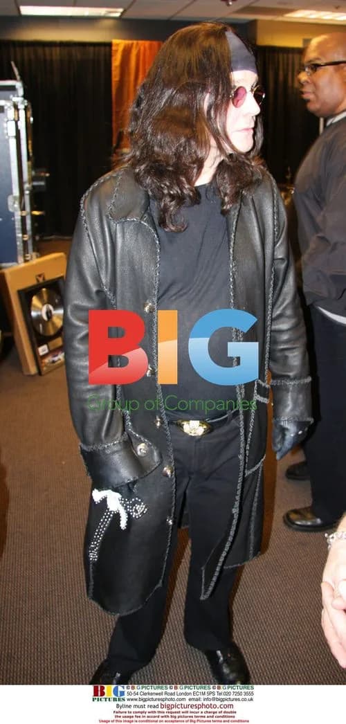 Ozzy Osbourne Backstage After Concert