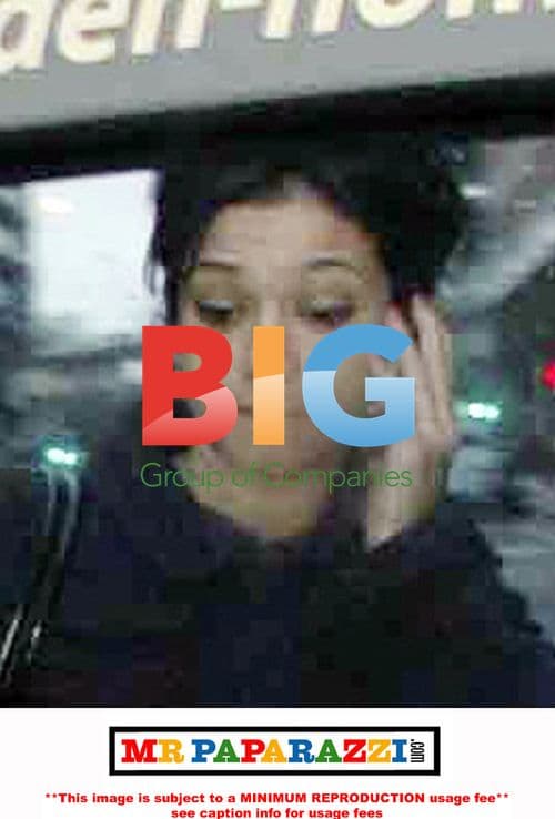 Pete Doherty and female companion catch cab in Glasgow