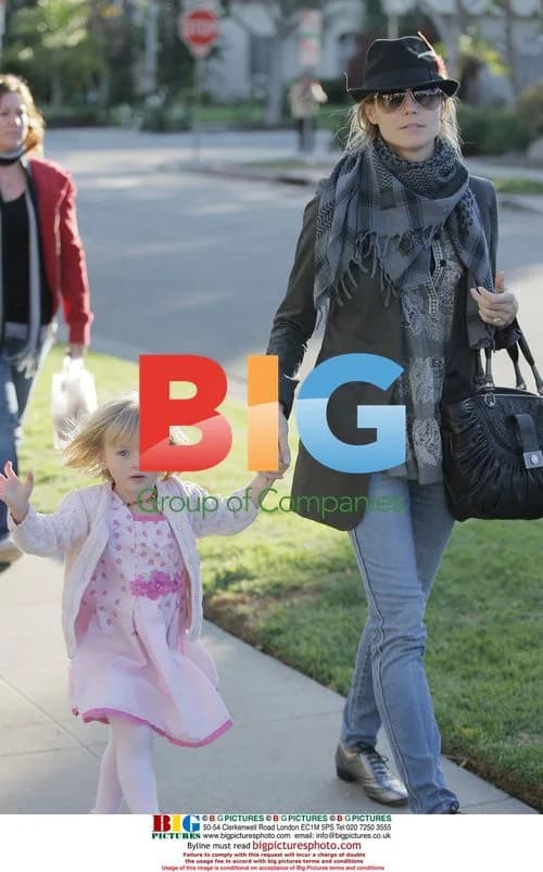 Heidi Klum Shopping with Kids in Beverly Hills