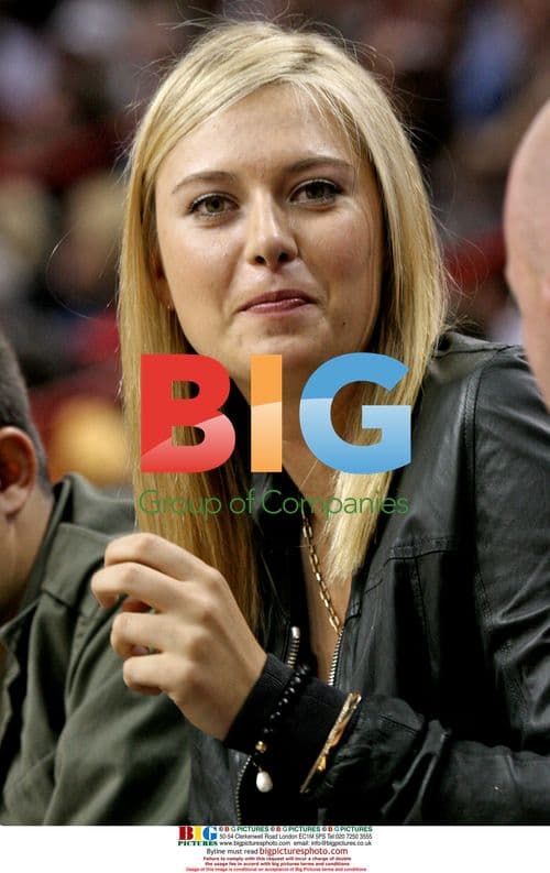 Maria Sharapova at Miami Heat Game