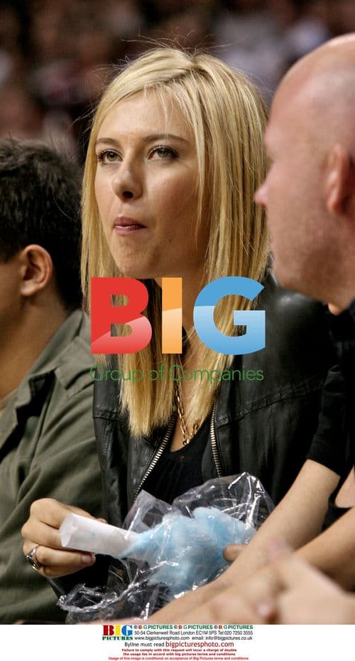 Maria Sharapova at Miami Heat Game