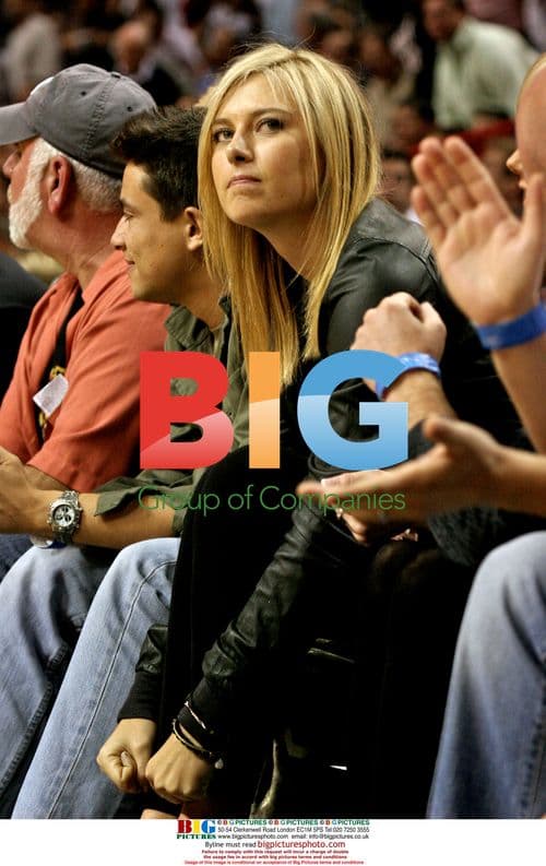 Maria Sharapova at Miami Heat Game