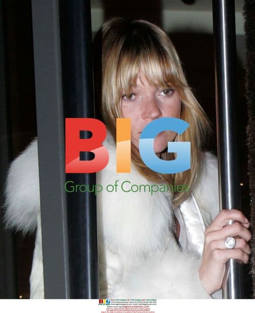 Kate Moss and Davinia Taylor leave Cipriani's