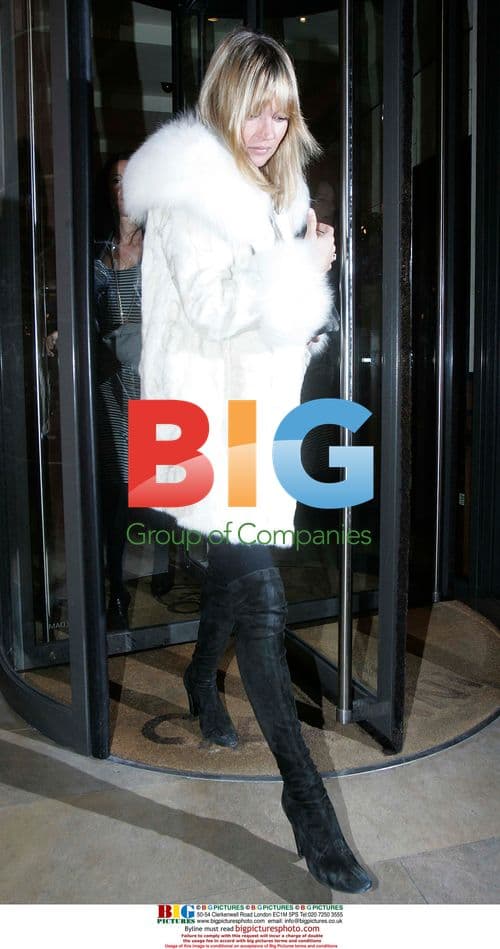 Kate Moss and Davinia Taylor Leave Cipriani's