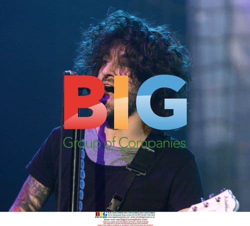 Joe Trohman of Fall Out Boy Performing
