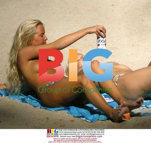 Models Anna Taverner and Michelle Marsh On Holiday